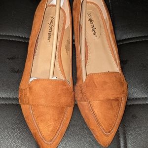 Rust colored flats